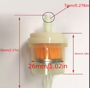 Univerzální palivový filtr s magnetem pro motocykly, sekačky a malé motory Univerzální palivový filtr s magnetem pro motocykly, sekačky a malé motory